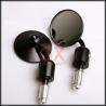 China Hotsell Classic reversible CNC round universal mini mirror motorcycle rear view mirrors wholesale