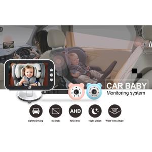 4.3 Inch Color Monitor Baby Car Mirror Camera Power Supply 9V - 24V
