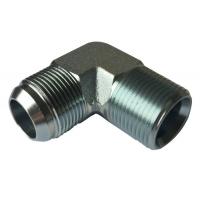 China 90 Degree Hydraulic Pipe Fittings Adaptor Elbow Jic Male * NPT Male Carbon Steel on sale