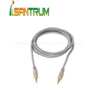 China PVC Material Bare Copper Wire 3m 3.5mm Male to Male Cable on sale