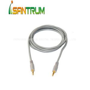 PVC Material Bare Copper Wire 3m 3.5mm Male to Male Cable