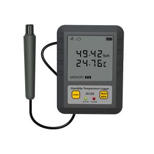 China Sensor de alarma de pantalla LCD de alta precisión Registro de datos de temperatura y humedad en tiempo real inalámbrico con WIFI wholesale