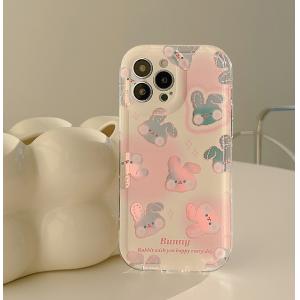 China Slim Shockproof Phone Cases Pink Rabbit Iphone 15 Apple Phone Case supplier