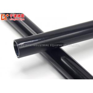 China ESD Black Anti Static Tubing , Plastic Coated Pipe Upright Frame Structure supplier