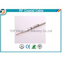 China Small 50ohm RG174 Coaxial Cable For Antenna / Communication Telecom on sale