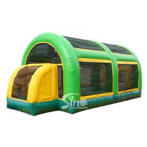 3 in 1 multiuse blow up kids inflatable basketball court with roof made of UV resistance material