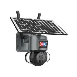 China 3mp Wireless Surveillance PTZ IP Camera Solar Powered Battery supplier