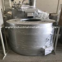 China 400kg Zamak 5 Crucible Aluminium Die Casting Natural Gas Melting Furnace Stationary Type on sale