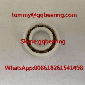 POM Plastic Material F6901 Flanged Plastic Ball Bearing 12x24x6mm