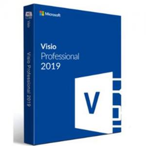 China Online Download 1 PC Medialess Visio Pro Microsoft Office 2019 supplier