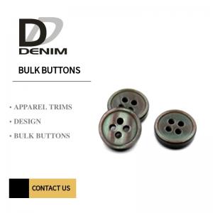 China Eco - Friendly 4 Holes Resin Buttons , Mother Of Pearl Buttons Bulk Orders supplier