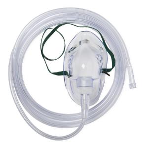 Transparent Green White Medical Oxygen Mask With Medical Materials Accessories