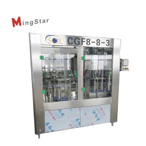 China High Efficiency SUS304 Plastic Bottle Filling Machine Washing Filling And Capping supplier