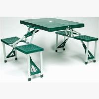 China General Outdoor Portable 4 Seats Camp Suitcase Folding Picnic Table for Courtyard Good on sale