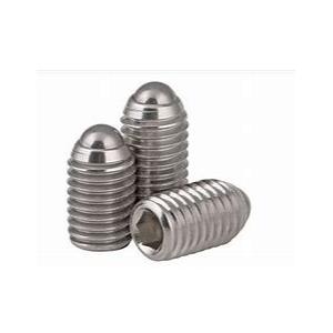 China Passivated Finish Ball Plunger Screw Spring Loaded M5 Hex Socket Set supplier