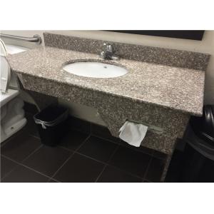 China G664 Bainbrook Brown Granite Vanity Tops 49 With Apron And Tissue Hole supplier