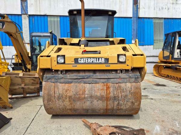 Caterpillar amarilla CB-534D Roller de segunda mano 20 toneladas de peso de operación