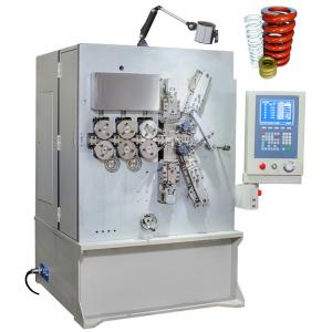 China Computerized CNC Big Compression Spring Coiling Machine With Six Axis Grey White supplier