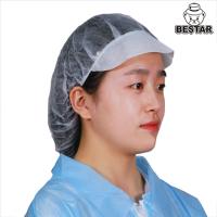 Breathable 18-28 Inch Disposable Hair Caps  EU2016 Non Woven Disposable Bouffant Cap