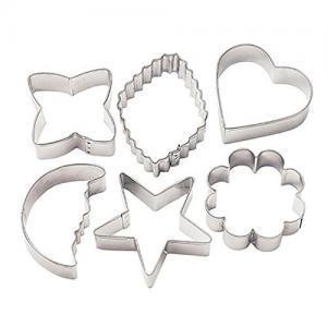 LFGB/FDA Stainless Steel Different Shape Christmas Bulk flowers star round heart Cookie Cutter