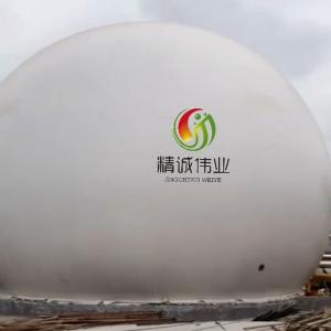 China Stainless Steel Biogas Gas Holder With Gas Level Gauge And Gas Pressure Gauge supplier