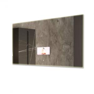 Water Resistant Touch Screen Smart Mirror , Electric Lighted Mirror With LCD Lighting