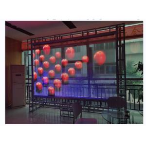 Indoor Outdoor Flexible Transparent LED Screen Curtain Window TV Glass LED Panels Display