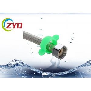 50cm Length 304 Stainless Steel 16"  Female Straight Thread Flexible Metal Braided Knitted Hose Faucet Toilet Connector