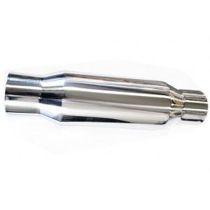 Inlet Outlet 3.5" Length 18" Car Exhaust Resonator