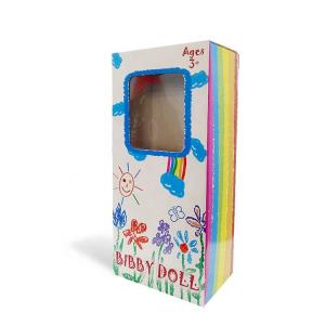 China Corrugated Kids Toy Gift Box With Plastic Window 2mm Thickness Magnetic Toy Box supplier