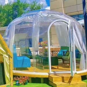 4.0m Garden Outdoor Bubble Tents Aluminium Frame Plastic Dome Tent