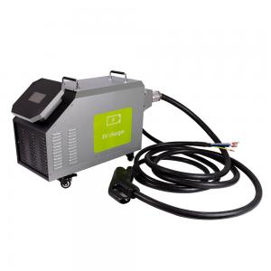 15kw Dc Fast Portable Ev Charger Movable Electric Vehicle Charging Station