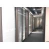 China Office Glass Partition Walls With Louver Shutter wholesale