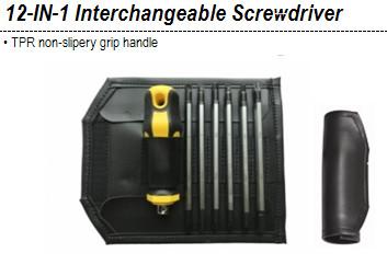 12-IN-1 Interchangeable Screwdriver