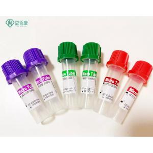 YBK Or OEM Micro Blood Collection Tube With Gel And Clot Activator Size 1.8ml 2.7ml 3.6ml