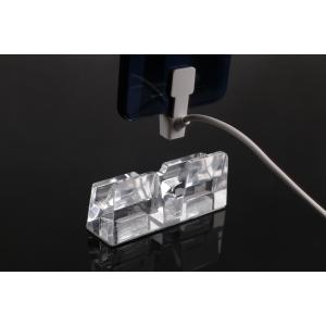 China COMER cell phone security acrylic counter stand with alarm function and charging cables supplier