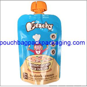China Spout Pouch, Stan up Pouch with Spout for Juice, Water Doypack 100 ml  to 150 ml supplier