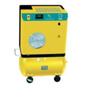 China ISO Plastic Ancillary Machine Moveable Screw Air Compressor With Air Receiver on sale