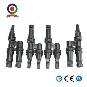 China 1 emparelhe o cabo Mmf do painel solar e o conector de ramo do fio T do acoplador do divisor de Ffm supplier