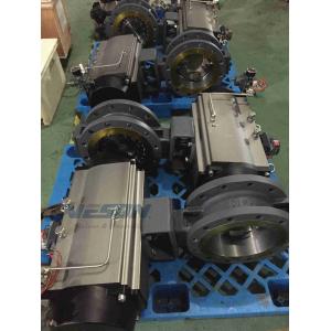 Pneumatic Actuated Double Flange Wafer Type Butterfly Valve , Durable Air Operated Butterfly Valve
