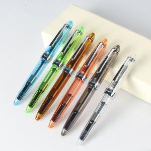 Transparent Gold Powder Color Ink Fountain Pen for Writing Practice in Business Office