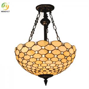 China Gold 3 Light Dimmable Geometric Chandelier Glass Metal Pendant Light supplier