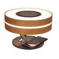 China 2700K Tree Desk LED Night Lamp 10W Wireless Charger Double Music Speaker on sale