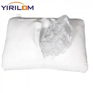 China Steel Wire Pocket Spring Pillow Press White Memory Foam Pillow supplier