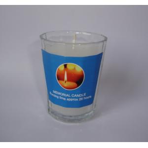5x6.7cm Jews religious memorial candle is made from 100% paraffin wax without fragrance