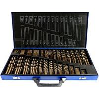 China High Speed Steel Drill Bit Kit In Steel Index 230 Pcs With Titanium Coated on sale