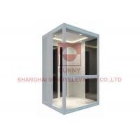 China 2000kg Full Collective Control Wood Decoration Cabin For Panoramic Elevator on sale