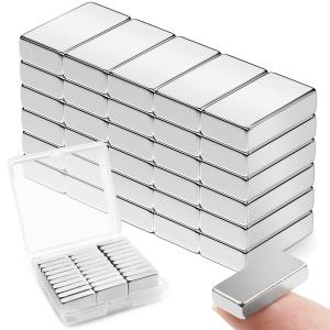 Customized Strong Block Neodymium Magnets 20mm X 10mm X 2mm Magnet with Tolerance ±1%