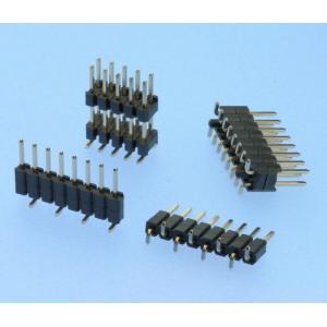 China SMT Dual Body Pin Header Connector 2.54mm Pitch Connectors Single / Double Row supplier