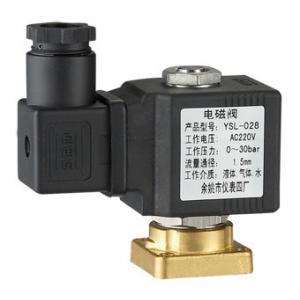 Low Pressure 2 Way Plate Miniature Solenoid Valve Normally Closed Brass 12V 24VDC